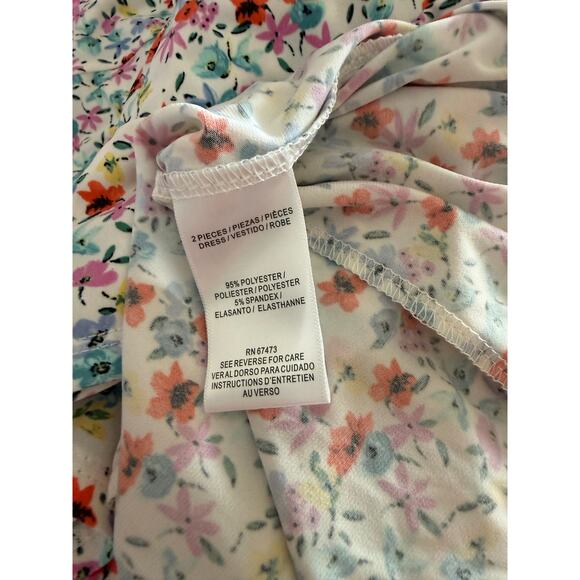 NWT Danny and Nicole Rose Pink Floral Midi Dress w/ Jacket Women's Size Small - Picture 5 of 5